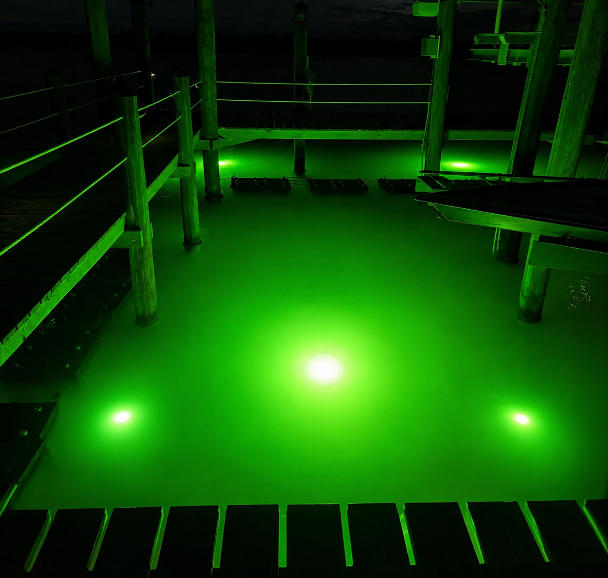 NIGHTFALL PRO™ 400W Green Underwater Fishing Light