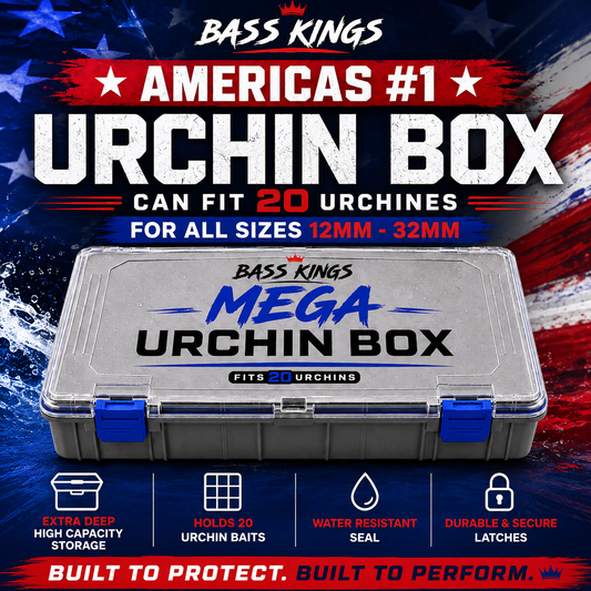 American Bait & Tackle Company Mega Urchin Storage Box – Fits 13MM to 32MM Baits