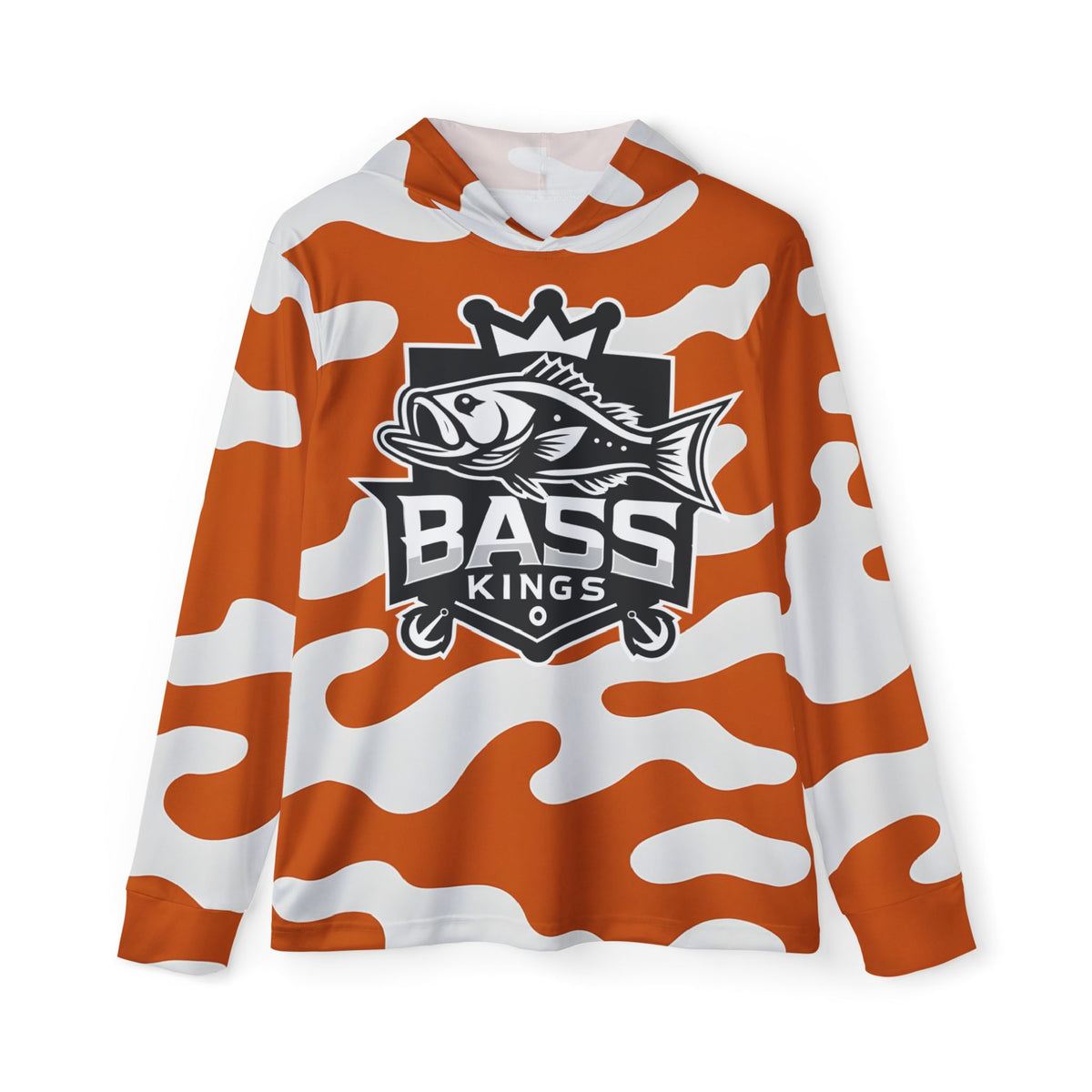 Texas Inspired Camo Men's Fishing UPF Shirt (Hoodie)