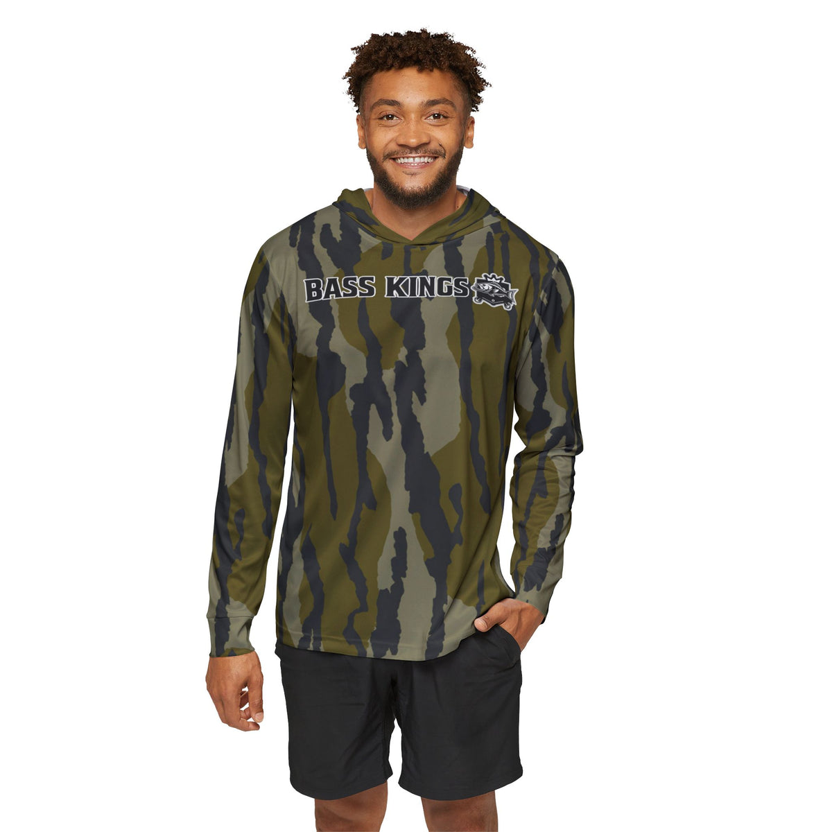 Camo Fishing Long Sleeve Performance TShirt UPF