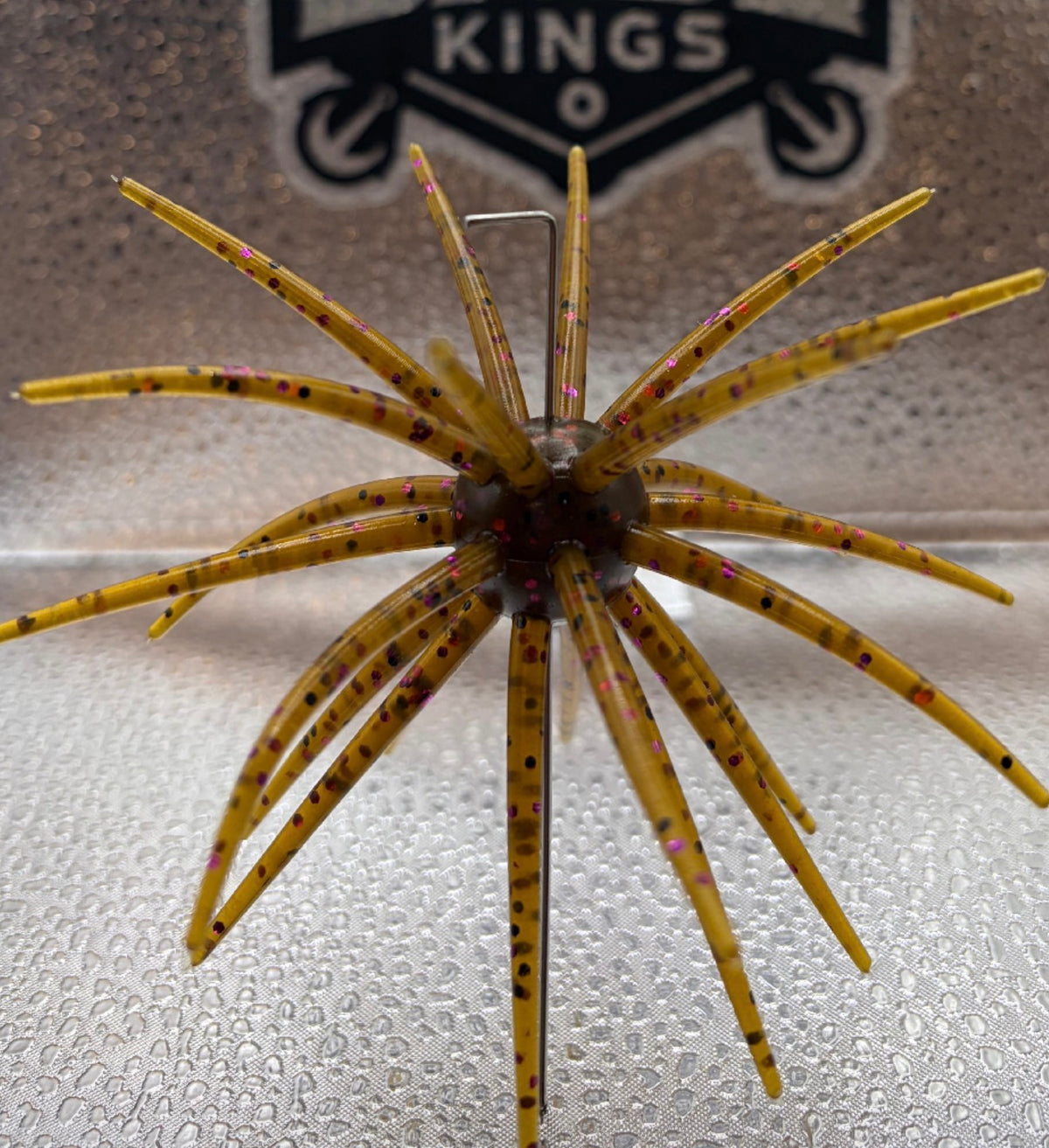20MM Sinking Urchin – Approx. 4-Inch Overall Spread – Green Pumpkin Candy