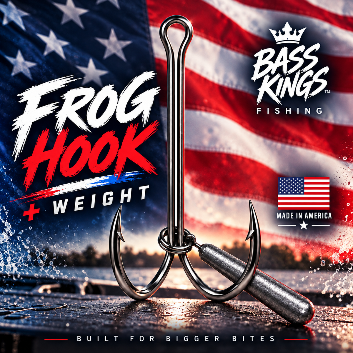 Weighted Urchin Frog Hook Rig