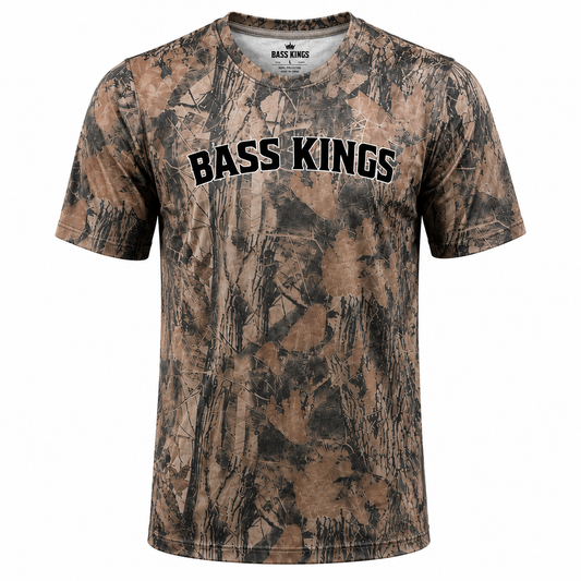 Performance Camo Fishing Shirt | Lightweight Moisture-Wicking Tee