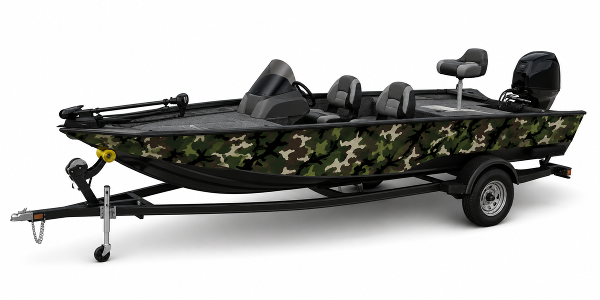 18’ Aluminum Bass Boat Wrap Kit – Tracker Pro Team 175, Ranger RT178, Xpress & More