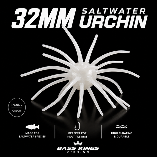 32MM Mega Urchin – Approx. 6.25-Inch Overall Spread | Freshwater & Saltwater Coike-Style Bait PRE-ORDER