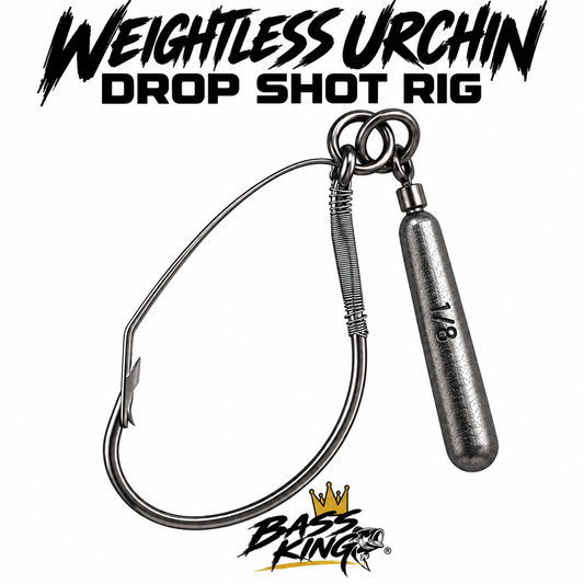 Bass Kings Weightless Urchin Drop Shot Rig