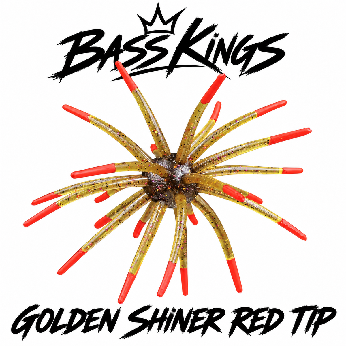 Bass Kings 19MM Floating Urchin – Golden Shiner Red Tip