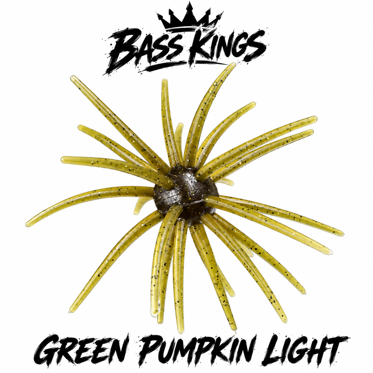 Bass Kings 19MM Floating Urchin – Green Pumpkin Light