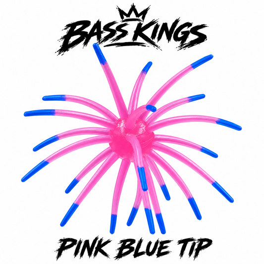 Bass Kings 19MM Floating Urchin – Pink Blue Tip