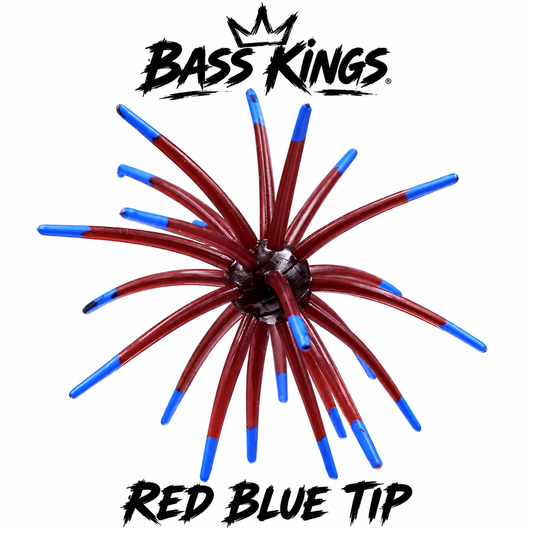 Bass Kings 19MM Floating Urchin – Red Blue Tip